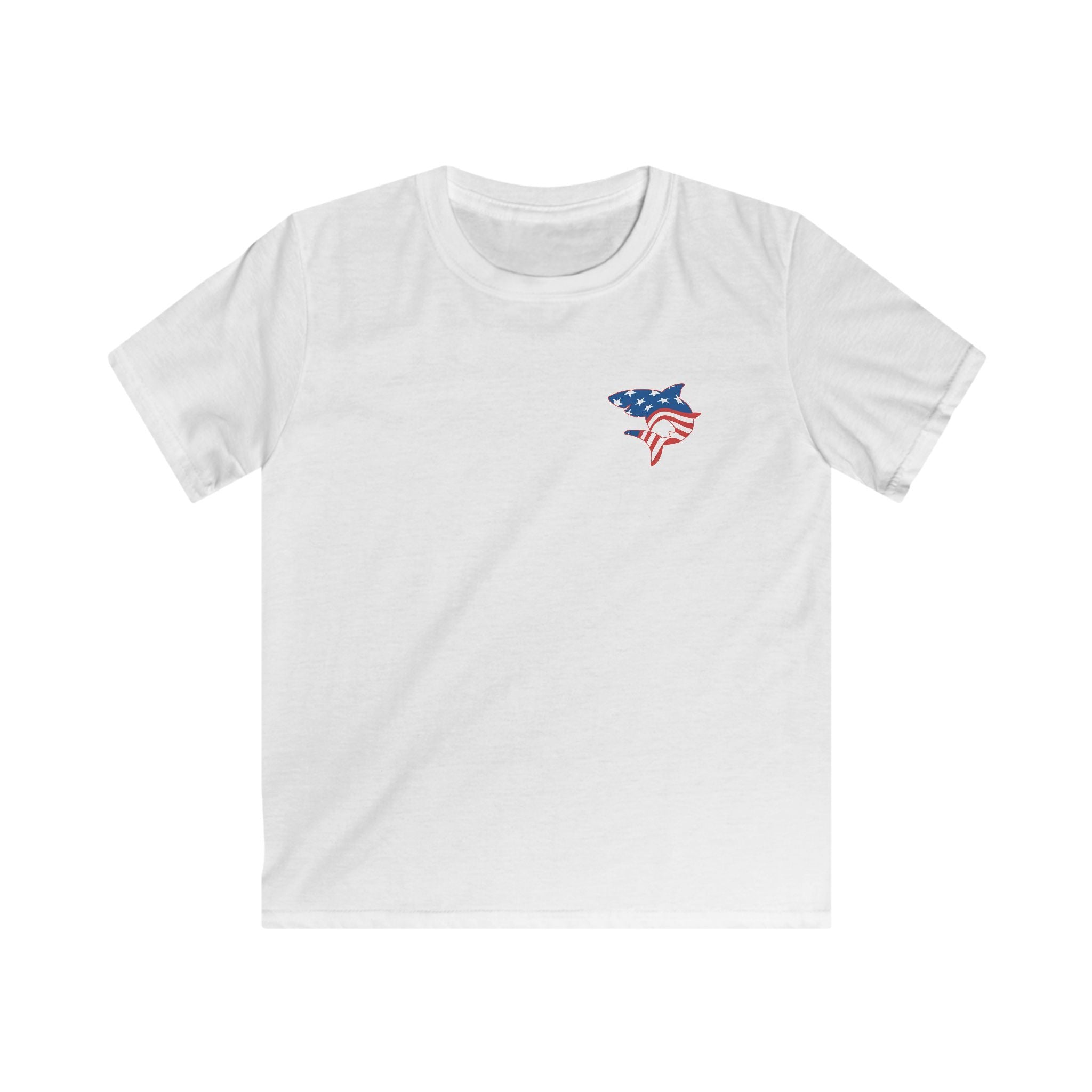 Youth South Hills Swim Club Patriotic Graphic Short Sleeve Gildan Softstyle Tee