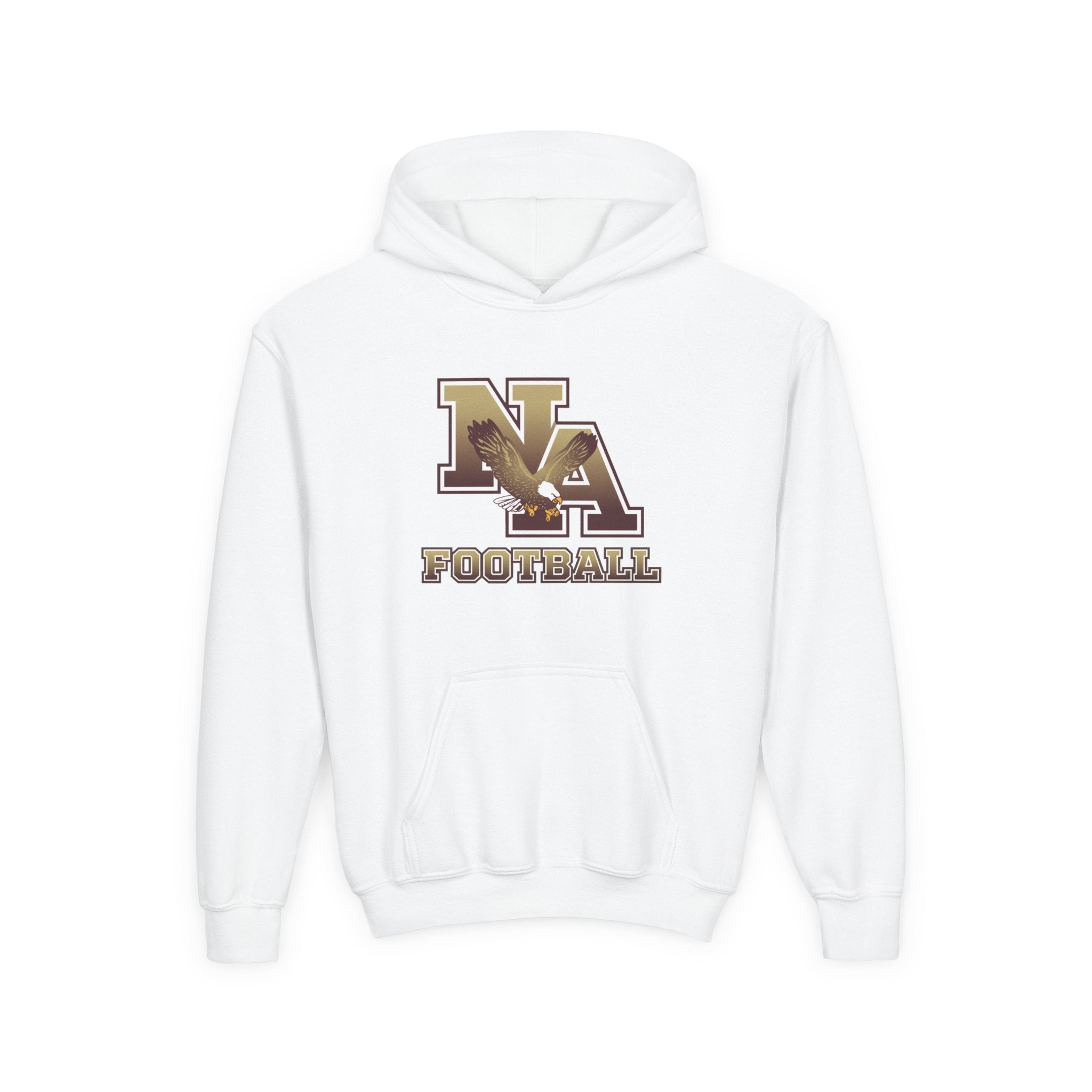 Youth New Albany Ombre Eagle Logo Graphic Hoodie