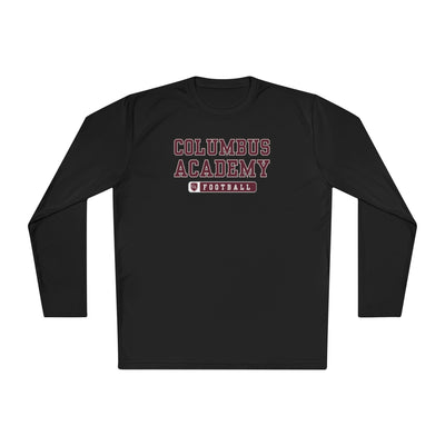 Adult Unisex Columbus Academy Football Graphic Sport-Tek Competitor Performance Long Sleeve Tee