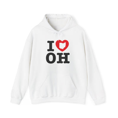 Adult Unisex I Heart OH Graphic Hoodie