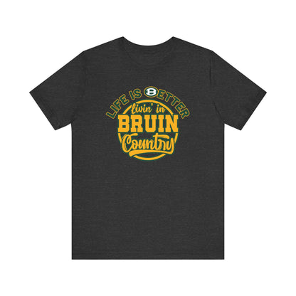 Adult Unisex Bruin Country Graphic Short Sleeve Soft Tee