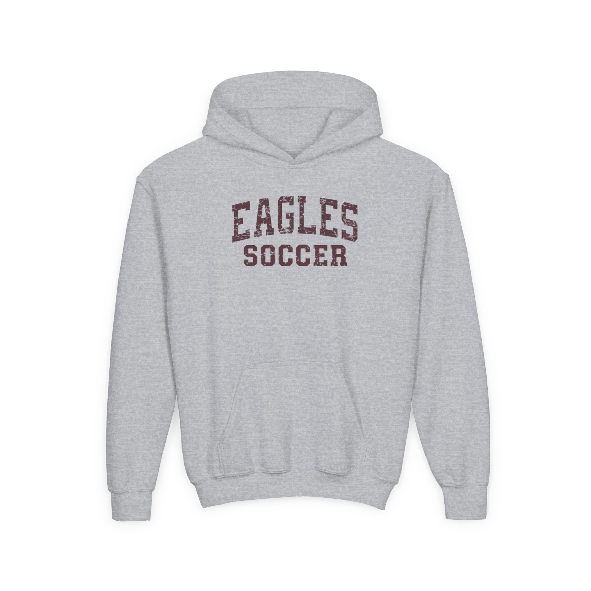 Youth New Albany Eagles Soccer Vintage Distressed Graphic Hoodie