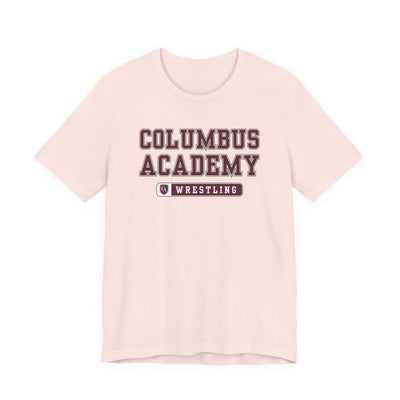 Adult Unisex Columbus Academy Wrestling Graphic Short Sleeve Bella + Canvas Soft Tee
