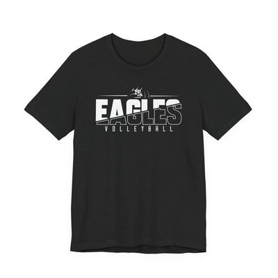 Adult Unisex New Albany Volleyball Power Spike Graphic Short Sleeve Soft Tee