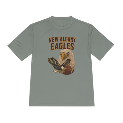 Adult Unisex New Albany Gridiron Eagle Graphic Sport-Tek Competitor Performance Tee