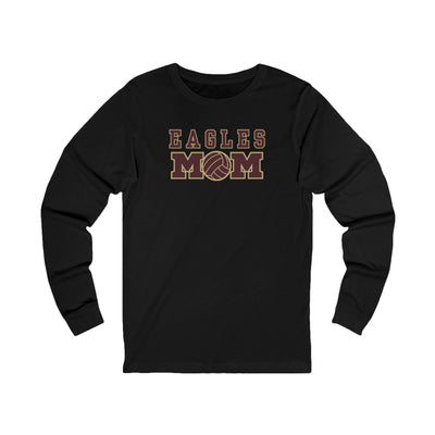 Adult Unisex Eagles Water Polo Mom Graphic Long Sleeve Soft Tee