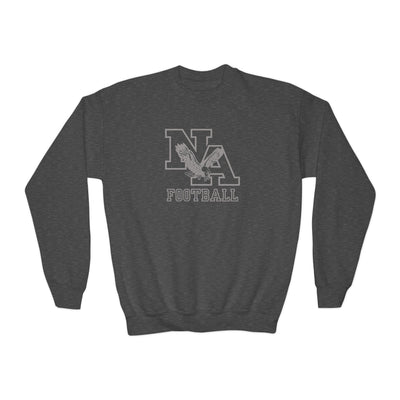 Youth New Albany Tonal Football Logo Graphic Sweatshirt