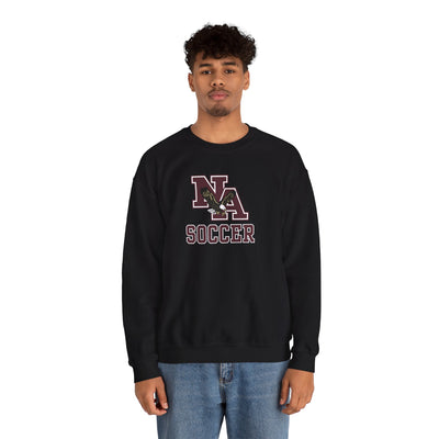 Adult Unisex New Albany Classic Maroon Soccer Logo Graphic Sweatshirt