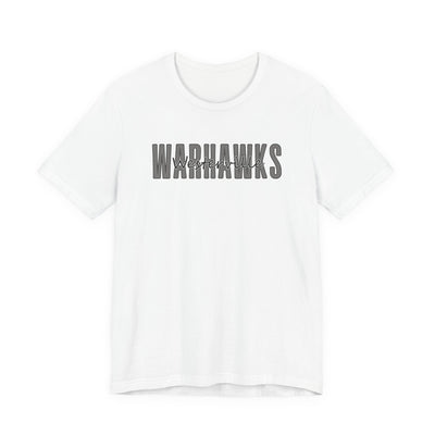 Adult Unisex Westerville Central Warhawks Spirit Script Graphic Short Sleeve Soft Tee