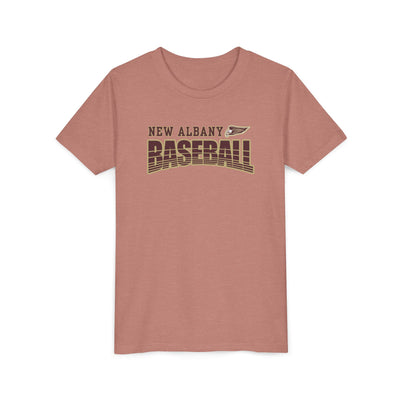 Youth Eagles Line Drive Baseball Graphic Short Sleeve Soft Tee