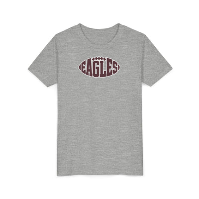 Youth New Albany Football Eagle Ball Graphic Short Sleeve Bella + Canvas Soft Tee