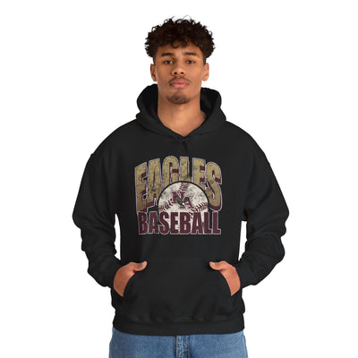 Adult Unisex New Albany Eagles Distressed Dugout Graphic Hoodie