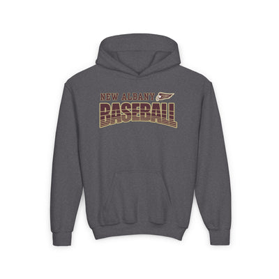 Youth Eagles Line Drive Baseball Graphic Hoodie