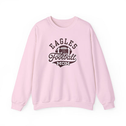 Adult Unisex Eagles Spirit Script Football Mom Graphic Sweatshirt