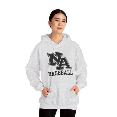 Adult Unisex Classic Black Logo Baseball Graphic Hoodie