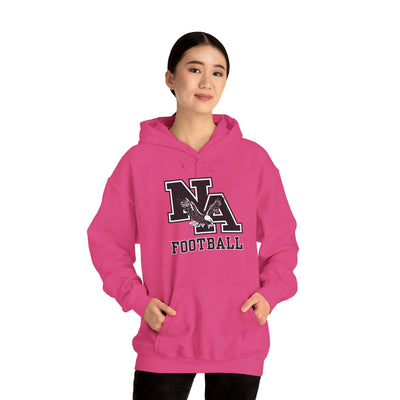 Adult Unisex Classic Logo Black Football Graphic Hoodie