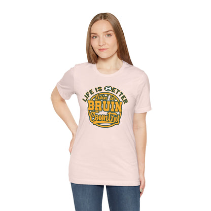 Adult Unisex Bruin Country Graphic Short Sleeve Soft Tee