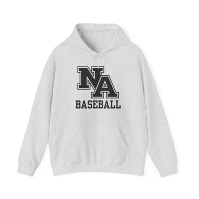 Adult Unisex Classic Black Logo Baseball Graphic Hoodie