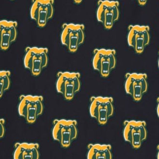 Adult Unisex Black Pajama Pants with Allover Brooke Bruin Print