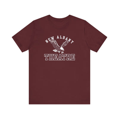 Adult Unisex Flying Theatre Eagle Graphic Short Sleeve Soft Tee