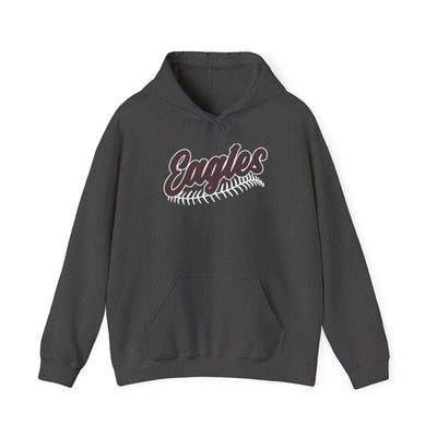 Adult Unisex New Albany Script Stitch Eagles Graphic Hoodie