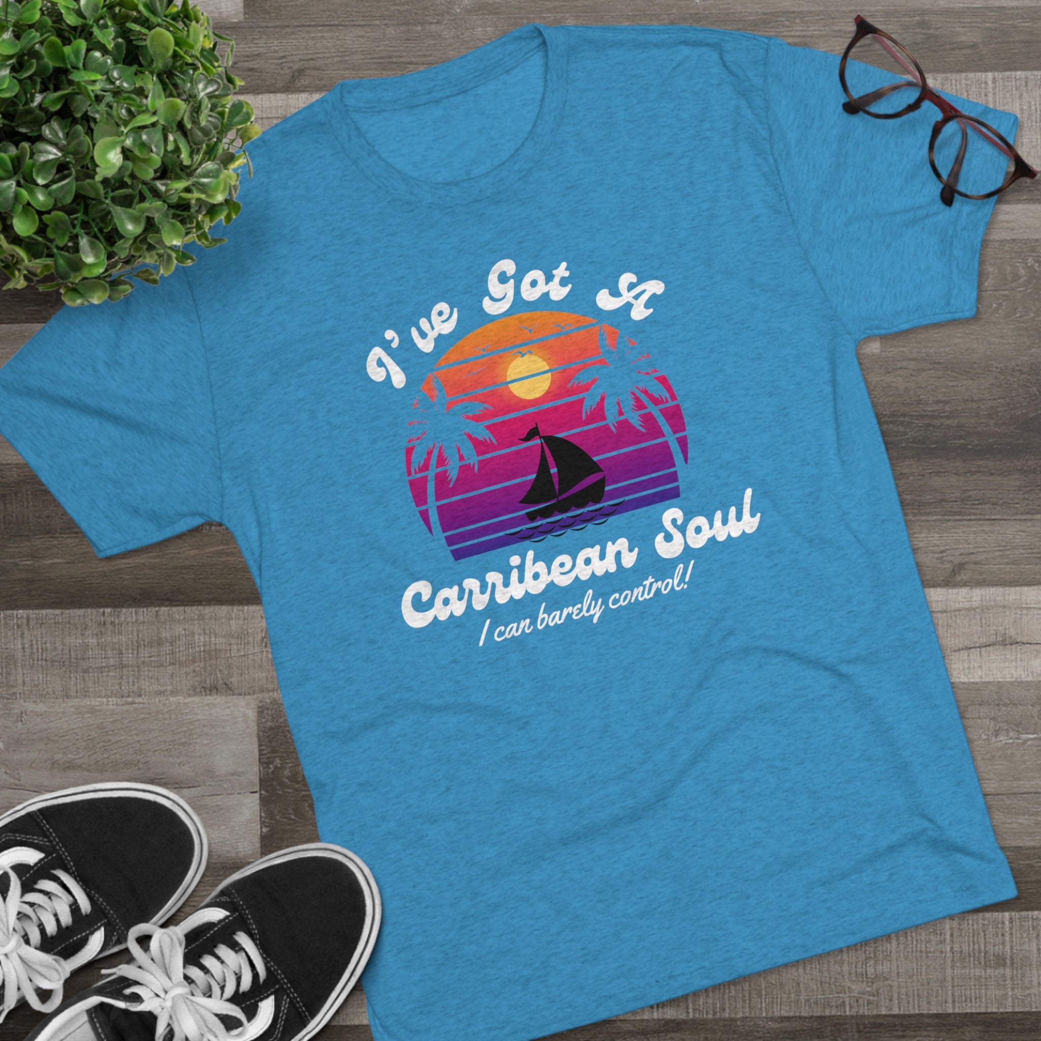 Adult Unisex Carribean Soul Super Soft Short Sleeve Tee