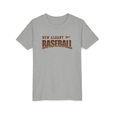 Youth Eagles Line Drive Baseball Graphic Short Sleeve Soft Tee