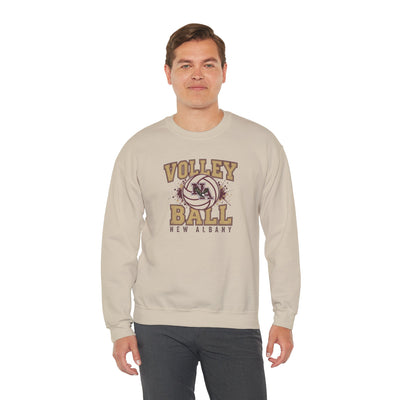 Adult Unisex New Albany Eagles Power Volleyball Graphic Sweatshirt