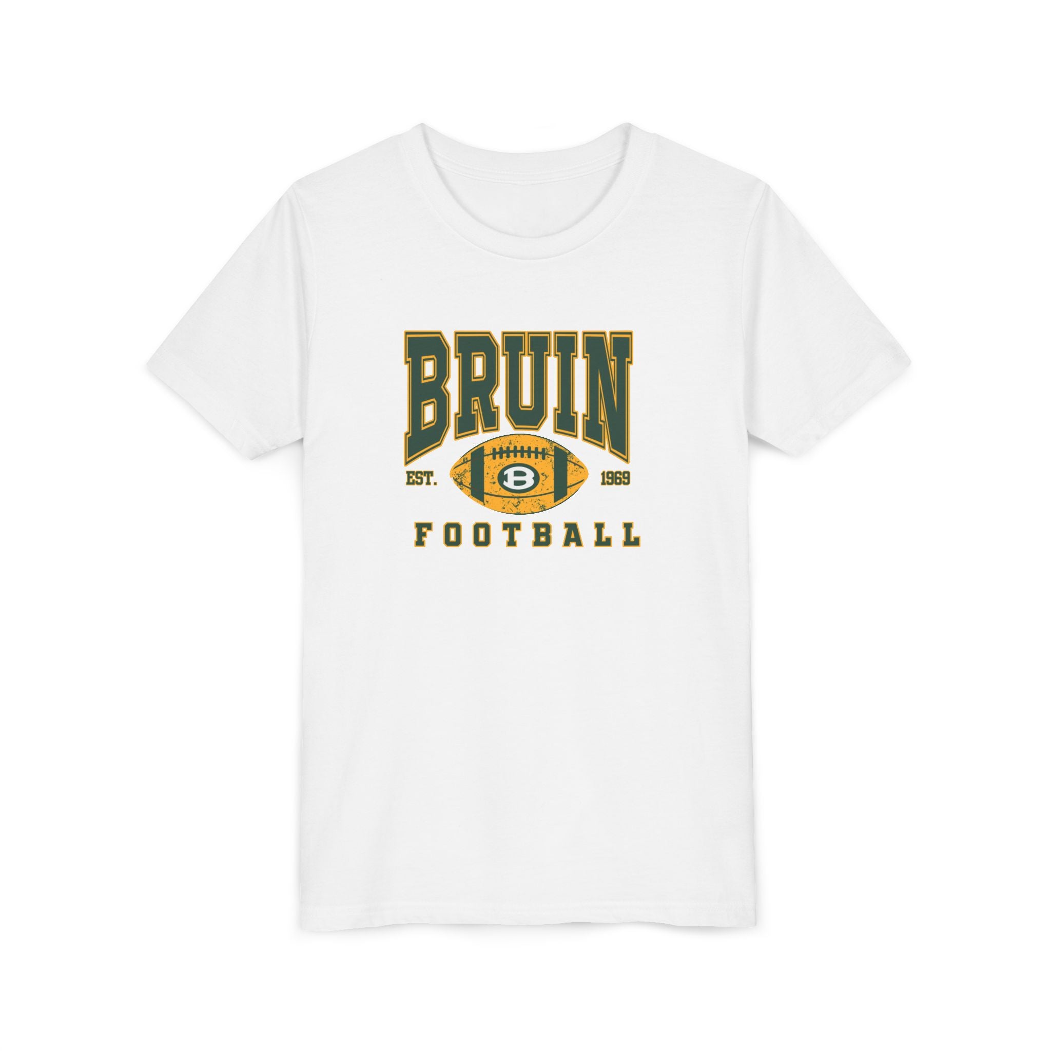 Youth Bruin Football Heritage Graphic Short Sleeve Soft Tee
