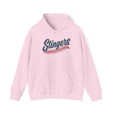 Adult Unisex Stingers Softball Stitches Graphic Hoodie