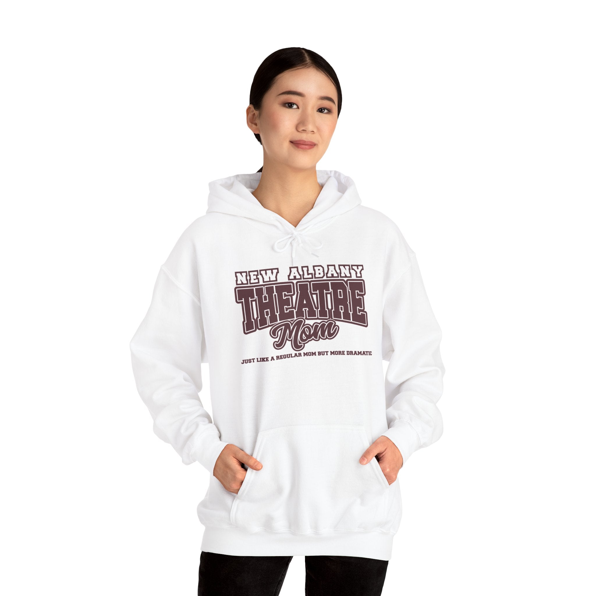 Adult Unisex New Albany Theatre Dramatic Mom Graphic Hoodie
