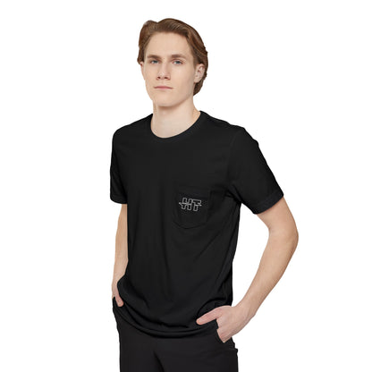 Adult Unisex Home Turf Logo Pocket Tee with Back Graphic