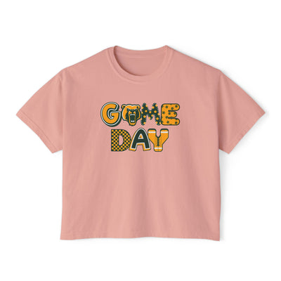 Women's Bruin Game Day Graphic Boxy Crop Short Sleeve Tee