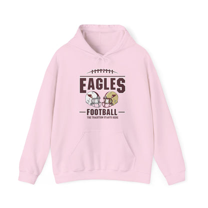 Adult Unisex Eagles Tradition Football Graphic Hoodie