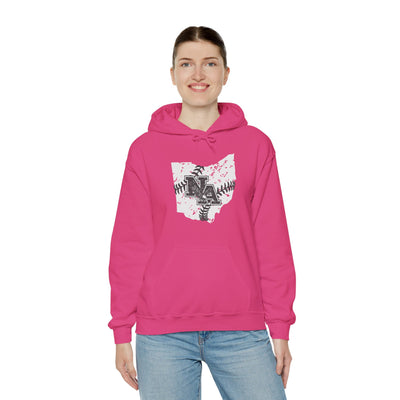 Adult Unisex Ohio Vintage Baseball Logo Graphic Hoodie