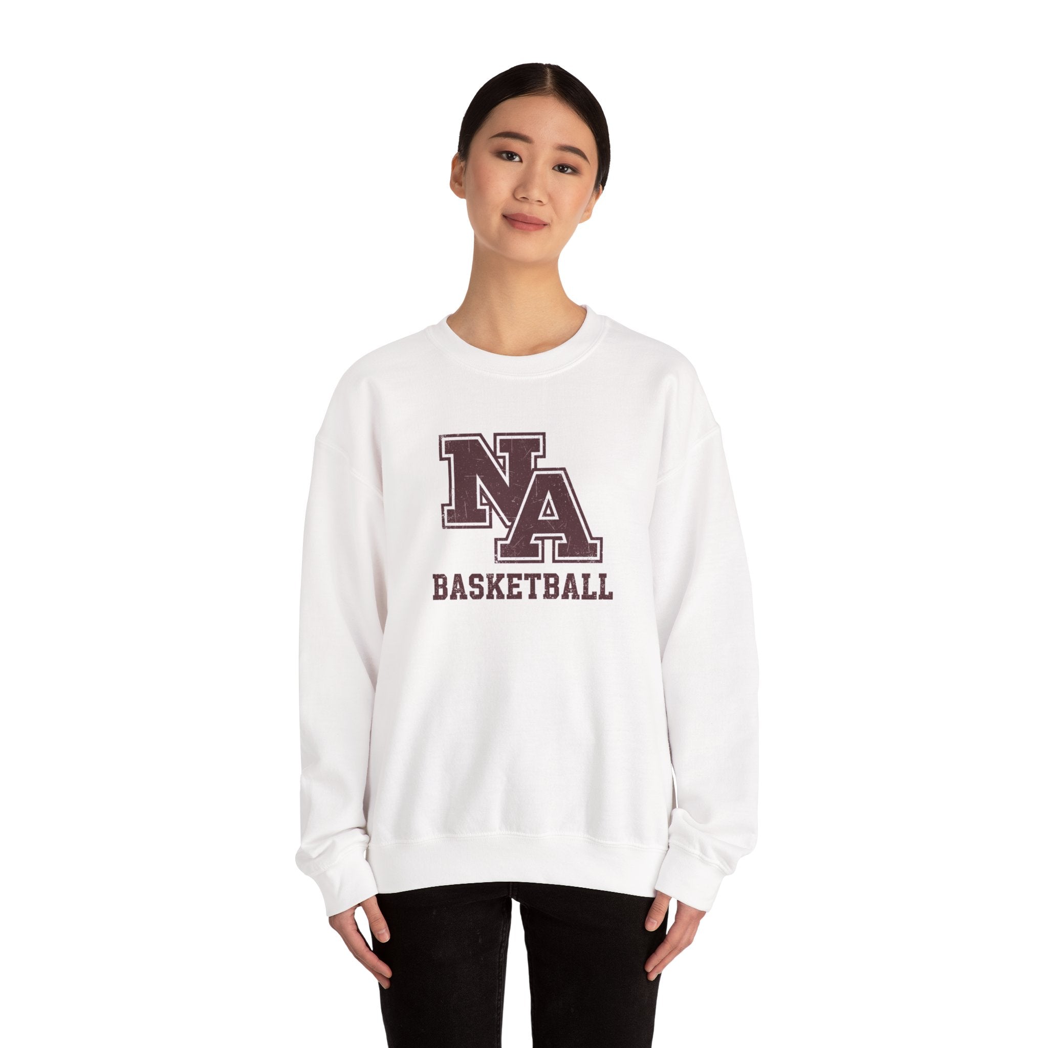 Adult Unisex New Albany Basketball Vintage Vibe Logo Graphic Sweatshirt