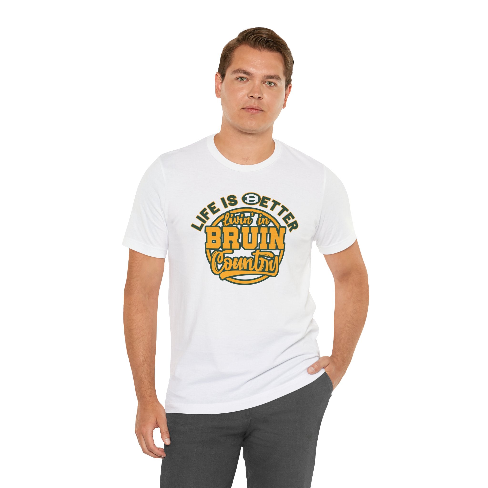 Adult Unisex Bruin Country Graphic Short Sleeve Soft Tee