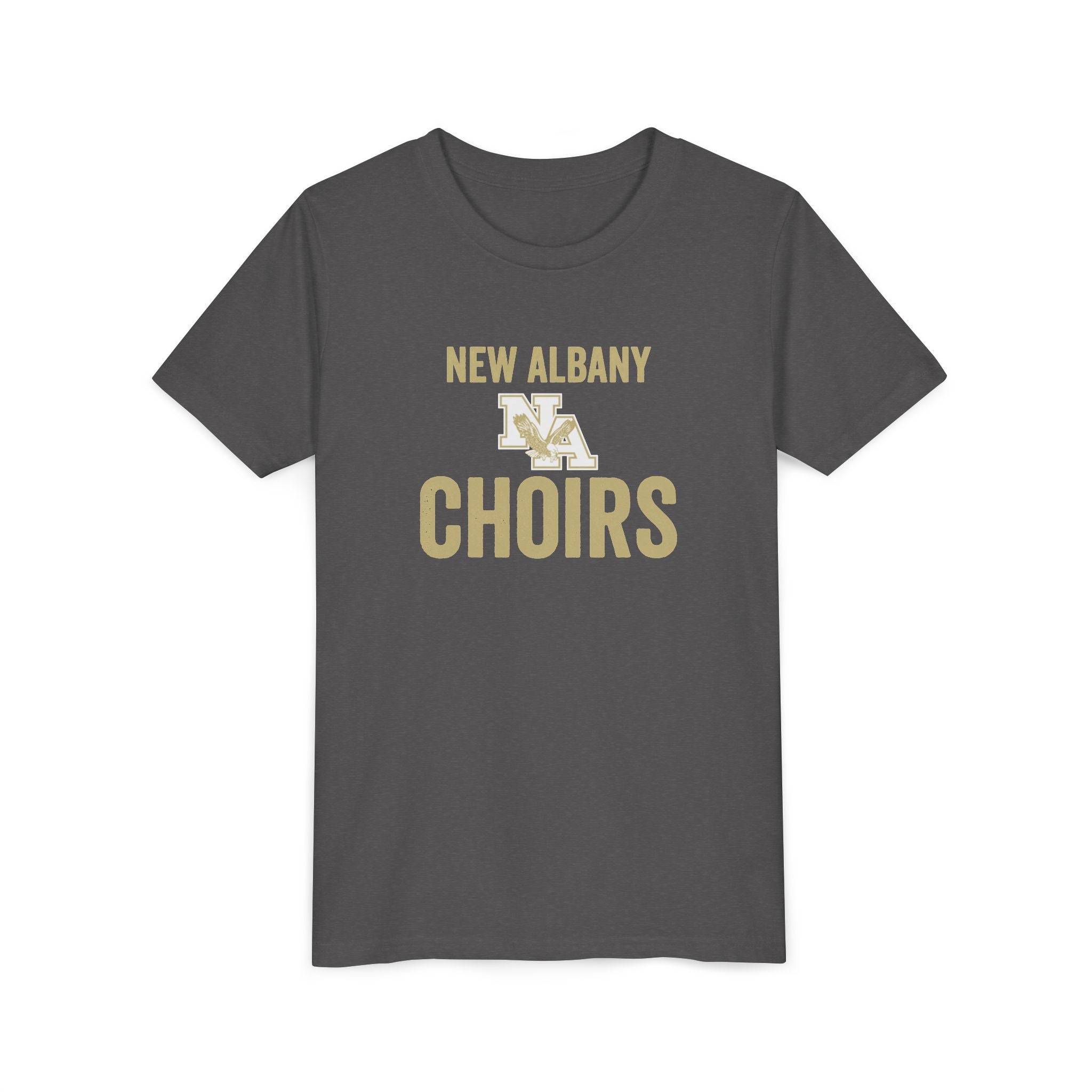 Youth Vintage Distressed New Albany Choirs Graphic Short Sleeve Soft Tee