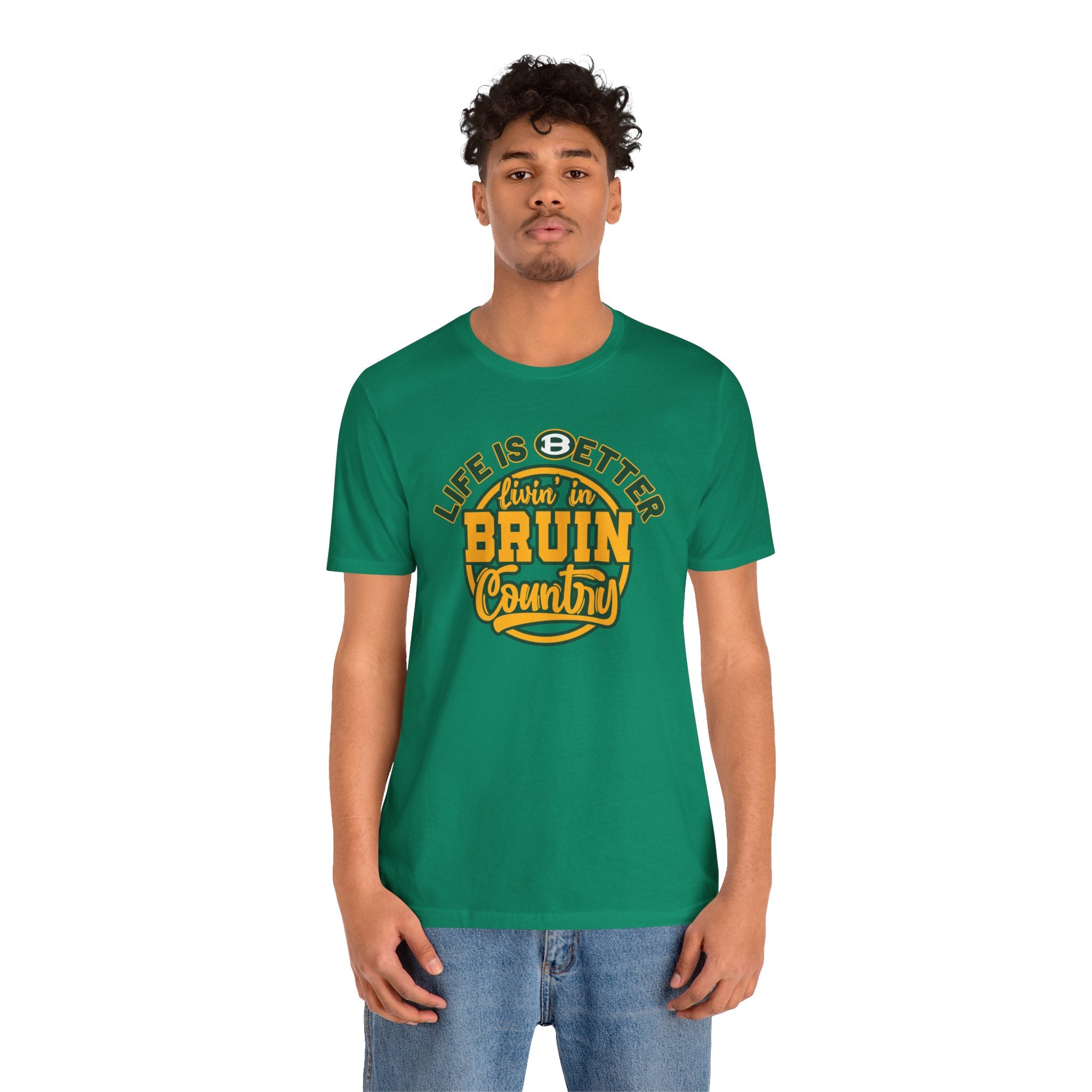 Adult Unisex Bruin Country Graphic Short Sleeve Soft Tee