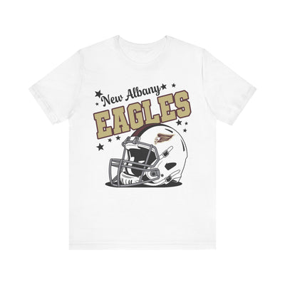 Adult Unisex New Albany Eagles Football Pride Graphic Short Sleeve Soft Tee