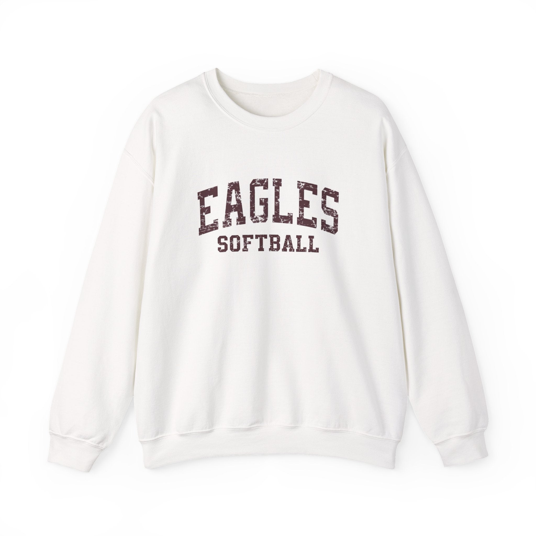 Adult Unisex New Albany Eagles Softball Vintage Distressed Graphic Sweatshirt