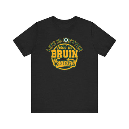 Adult Unisex Bruin Country Graphic Short Sleeve Soft Tee