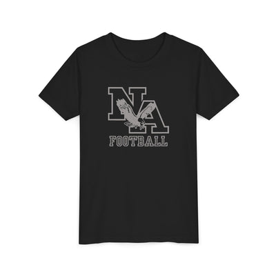 Youth New Albany Tonal Football Logo Graphic Short Sleeve Soft Tee