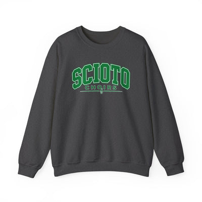 Adult Unisex Dublin Scioto Choirs Varsity Block Letter Graphic Sweatshirt