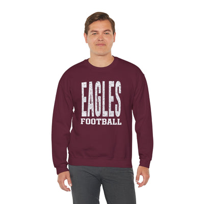 Adult Unisex New Albany Football Distressed Enlarged Graphic Sweatshirt