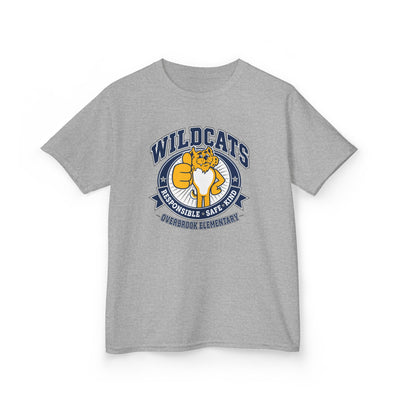Copy of Overbrook Elementary Wildcats Block Letter Graphic Gildan Classic Tee