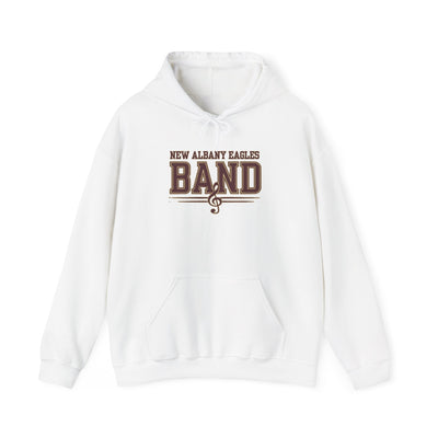 Adult Unisex New Albany Eagles Band Musical Note Graphic Hoodie