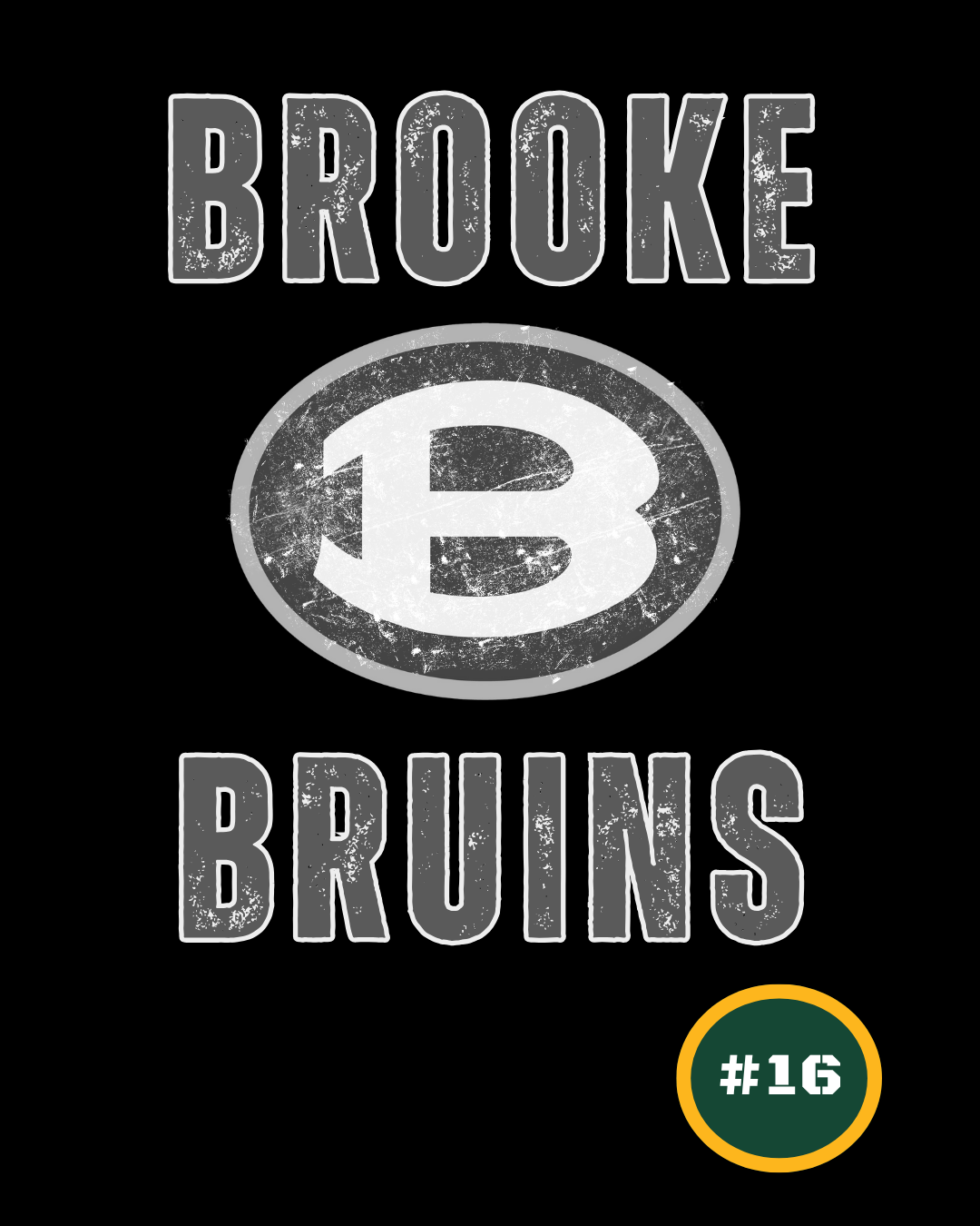 Adult Unisex Choose your Graphic Sweatshirt with Customized Back - Brooke Bruins