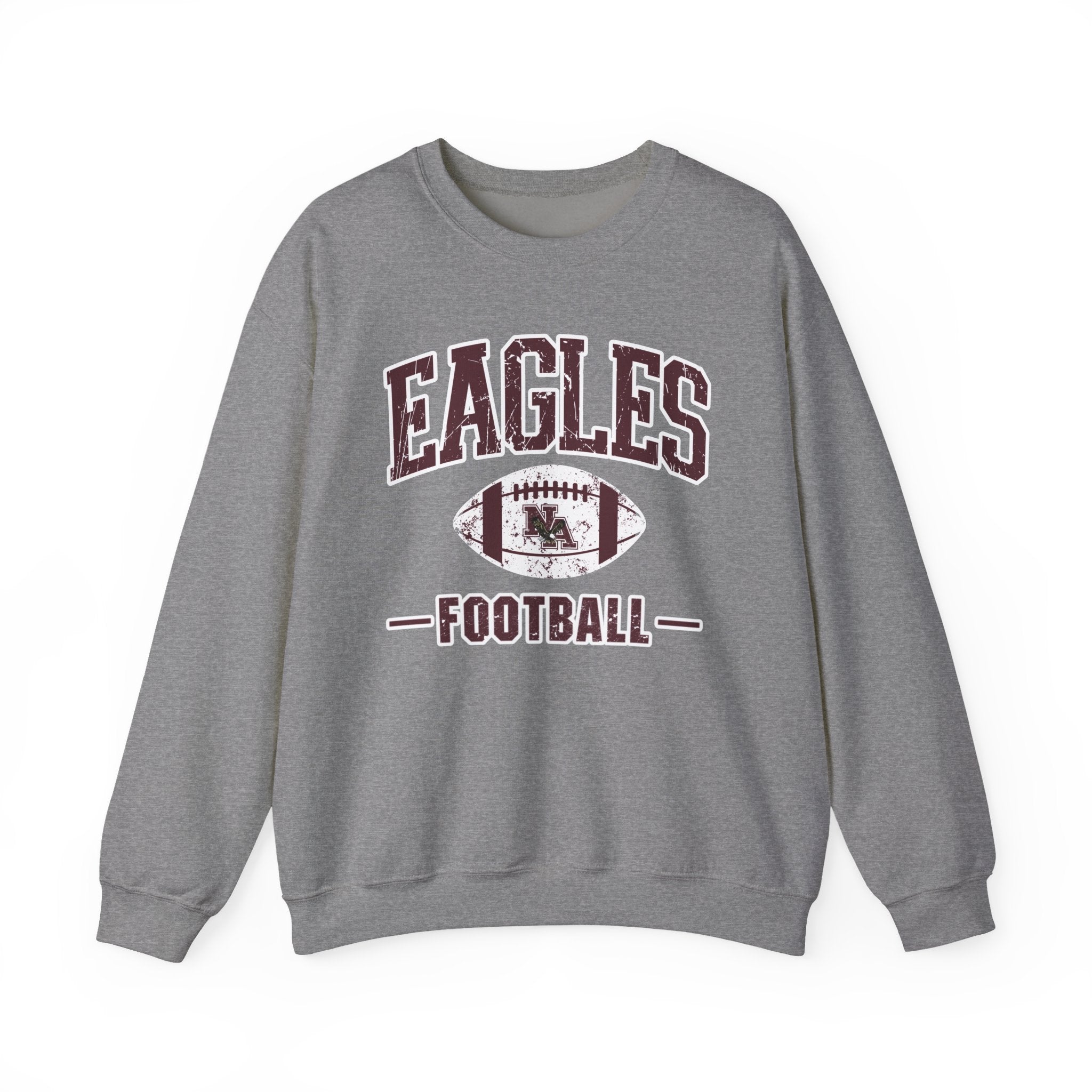 Adult Unisex Eagles Football Vintage Distressed Graphic Sweatshirt
