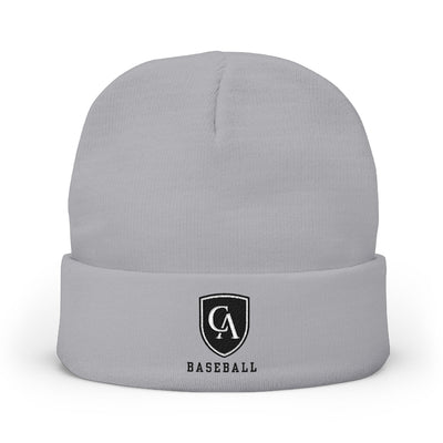 Adult Unisex Columbus Academy Vikings Baseball Grey Embroidered Knit Hat